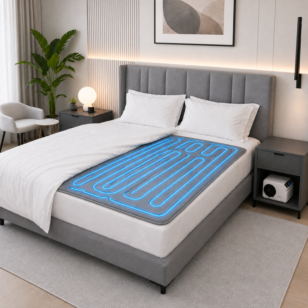 Arctic Rest 4 Water Cooled Mattress Pad – Advanced Sleep Cooling System