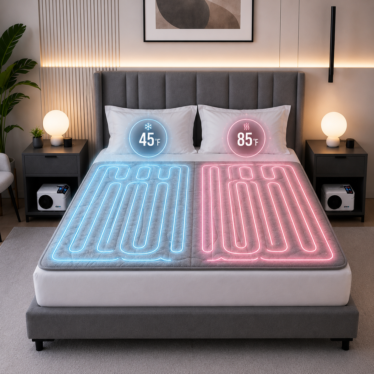 Arctic Rest 4 Water Cooled Mattress Pad – Advanced Sleep Cooling System